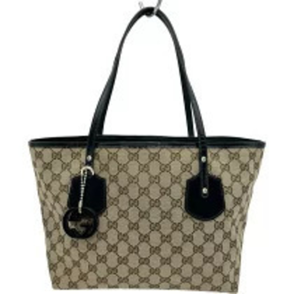 Gucci GG Canvas Tote Bag Brown